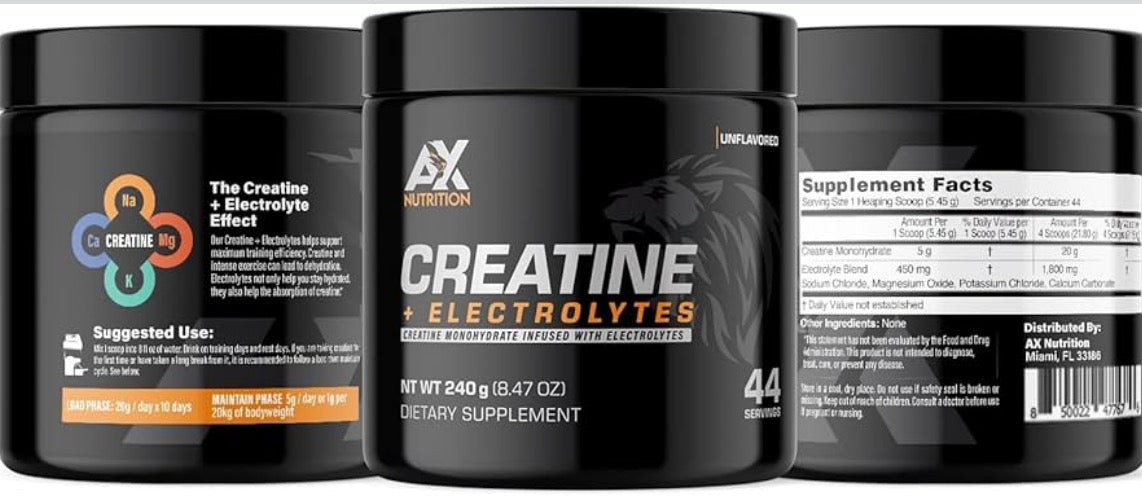 CREATINE MONOHYDRATE + ELECTROLYTES